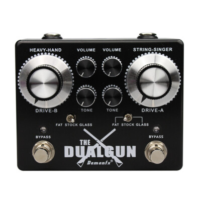 Demonfx  Dual Gun 2 Channel Blues/Rock Overdrive Numerous set Options US Ship!