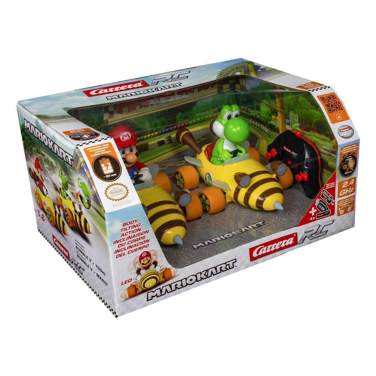 NEW Nintendo Mario Kart RC Bumble edition V twin pack Mario Yoshi