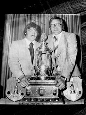 1970S TYPE 1 PHOTO KEN DRYDEN MICHEL LAROCQUE NHL HOCKEY VEZINA TROPHY GOALIE
