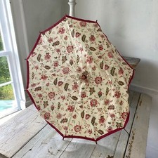 Umbrella French vintage patterned cloth 1930 Parasol