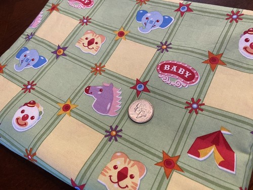 RINGLING BROTHERS BABY FROM QUILTING TREASURES- 100% COTTON FABRIC - Picture 3 of 9