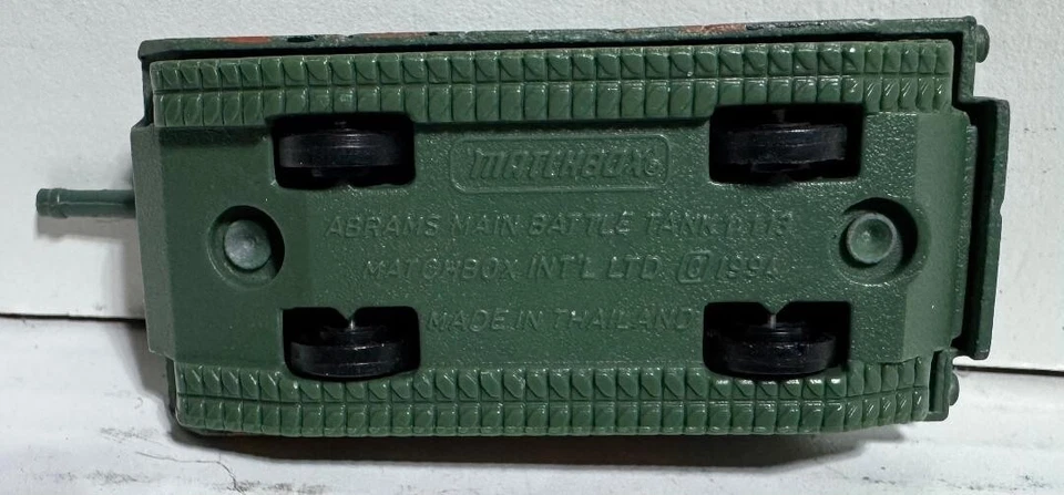 Matchbox Abrams tanque de batalla principal 1996 vintage Foto 4 de 4