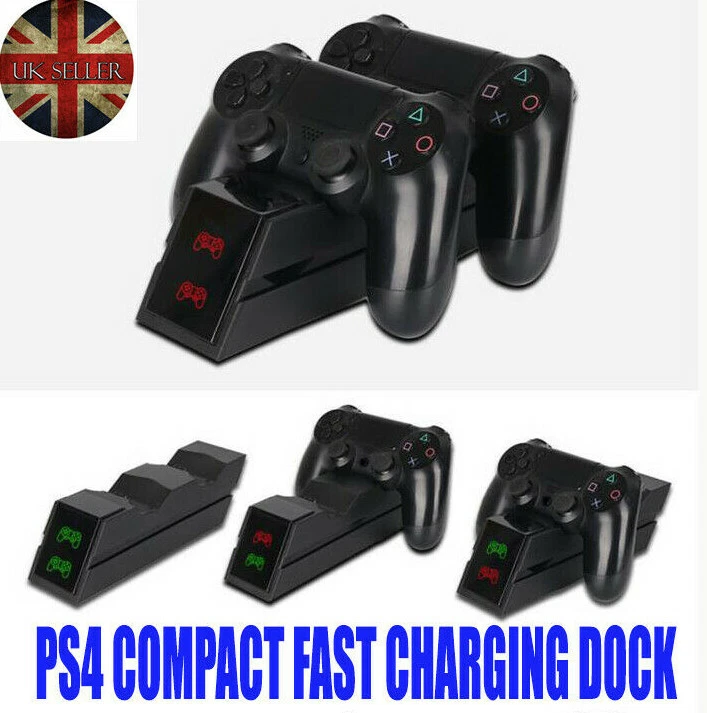 PS4 Charging Compact Fast PS4 Controller Charging Dock Station (2.5hr charging) - Image 2 of 4