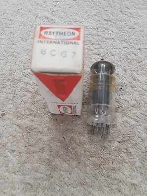 NOS Raytheon 8CG7 Vacuum tube 