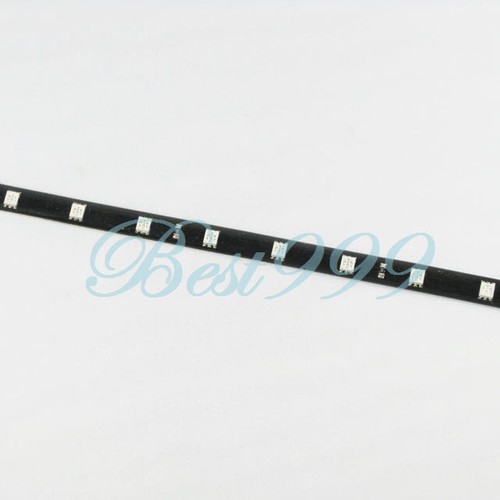 2x Ámbar/Amarillo 12 LED 30cm/11.8 5050 SMD Tira de Luz LED Impermeable 12V Hágalo Usted Mismo - Imagen 4 de 6