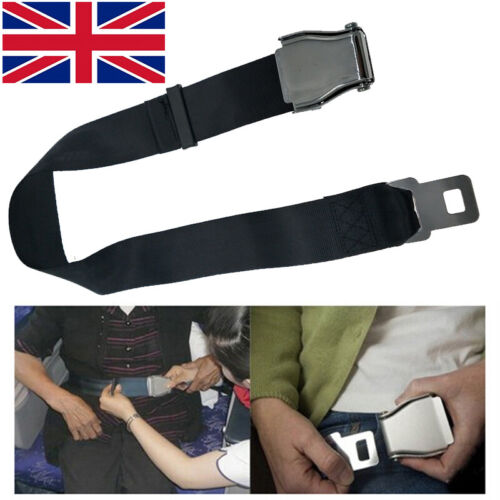 Adjustable Aircraft Airplane Buckle Clip Safety Seat Belt Extension Strap Plane - Picture 11 of 13
