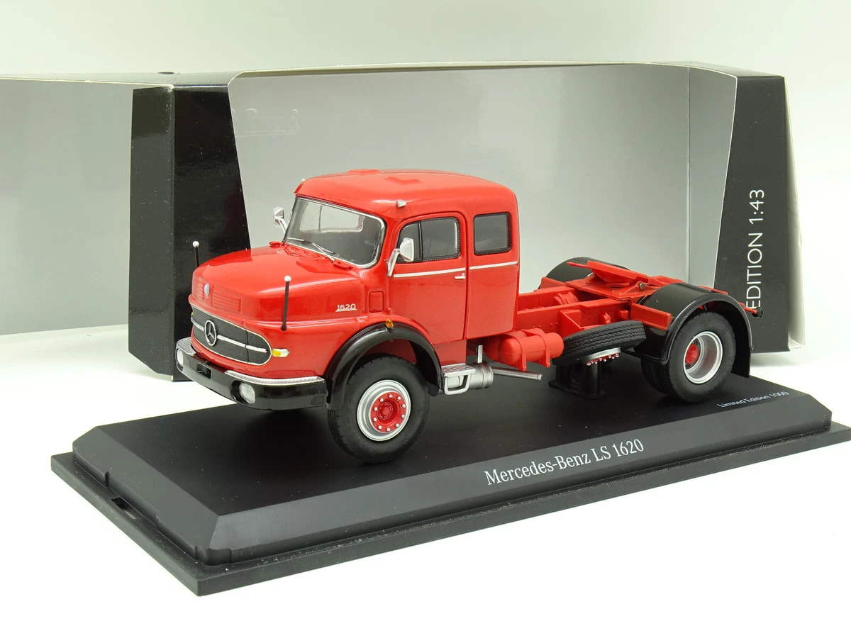 Camion Mercedes AUTOMIC.TOYS – 14 Cm – Métal – Rouge – Occasion