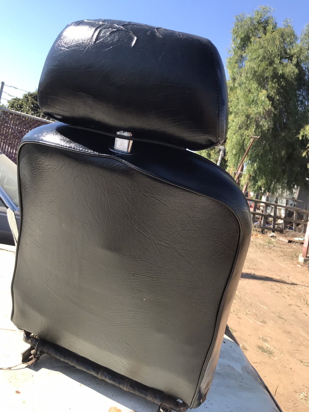 Original Clean MG Midget High Headrest Seat W Rails Sprite Austin ...