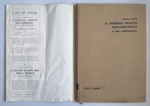 IL CEMENTO ARMATO PRECOMPRESSO E SUA CODIFICAZIONE di Rinaldi 1962 Libro Vitali - Foto 6 di 7