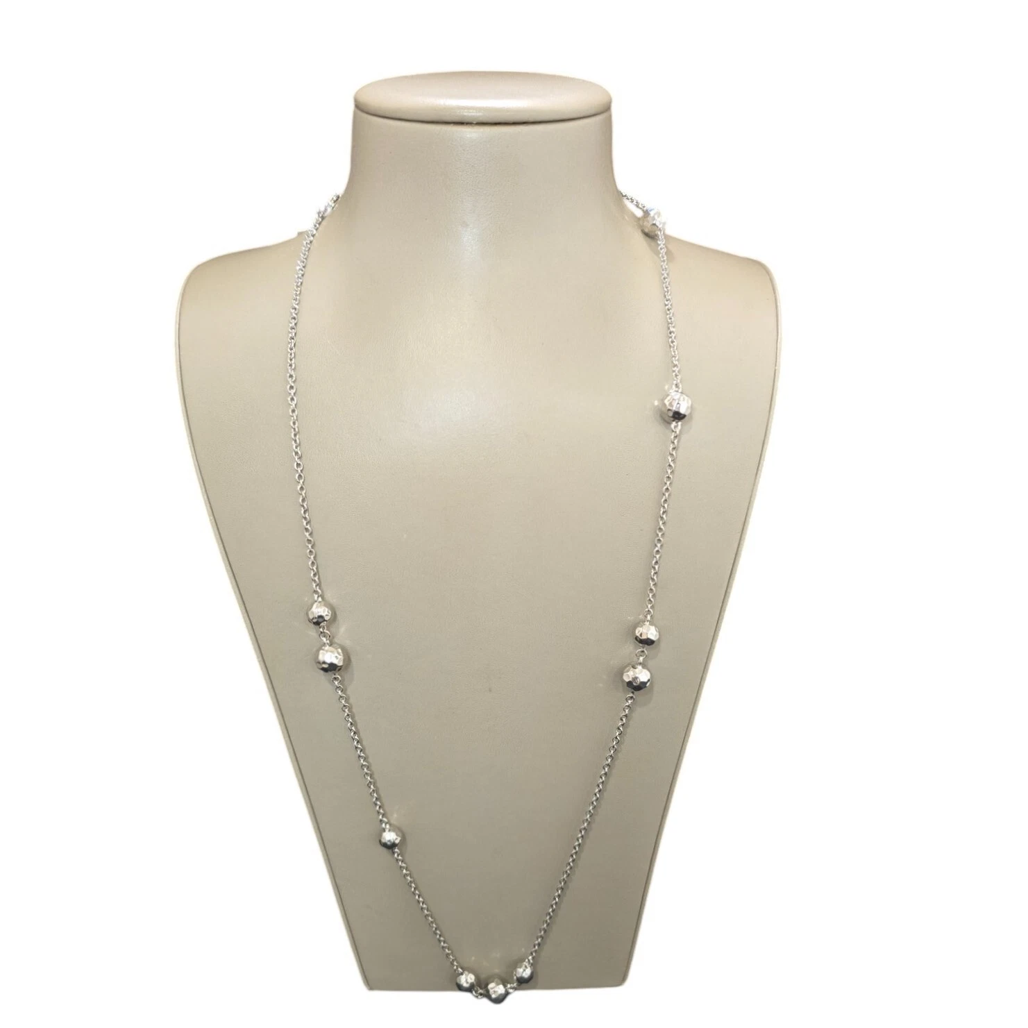 VETEMENTS Collana stazione donna DIA & CO placcata argento nuova con etichetta