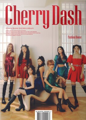 CHERRY BULLET [CHERRY DASH] 3rd Mini Album FASHION HOUSE CD+Book+Sticker+2 Card