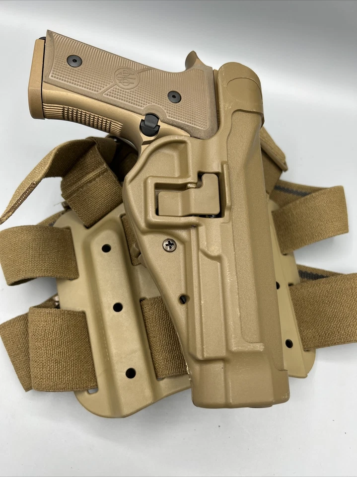 BlackHawk Beretta M9A3 Serpa II Tactical Holster RH Coyote Tan, Kit - Image 2 of 4