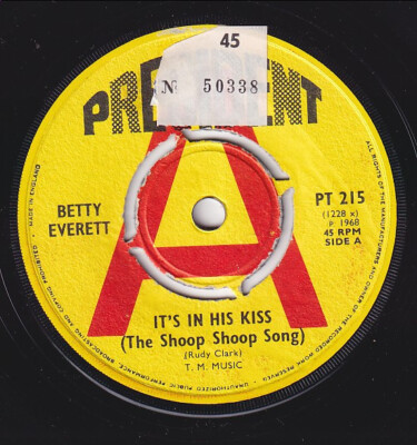 Betty EVERETT * 6T's Northern SOUL MOD R&B * 1968 UK PROMO REISSUE 45 * Listen!