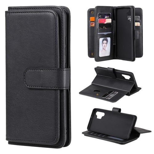 Custodia supporto pelle PU portafoglio 10 carte per Samsung S24 S25 A35 A54 A15 A16 - Foto 15 di 18
