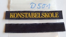 Dänemark Marine Mützenband Konstabelskole 1 Stück (D501)