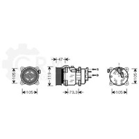 Prasco Kompressor Klimaanlage FüR Peugeot 307 SW 3H 3E 2A/C CitroëN C4 I Lc_