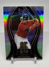 2021 Panini Select Jose Ramirez 25-Man #25M-4 Holo Prizm