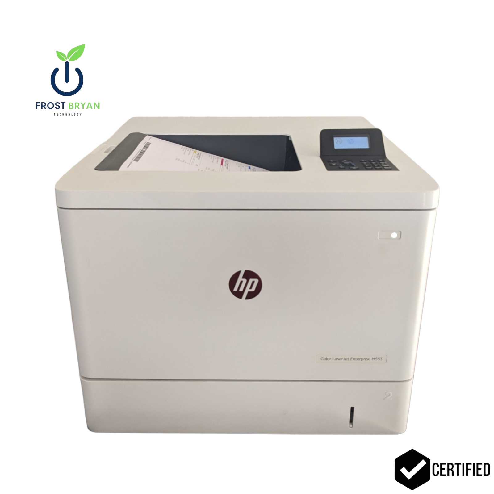 HP Color LaserJet Enterprise M553 Laser Printer With Toner TESTED
