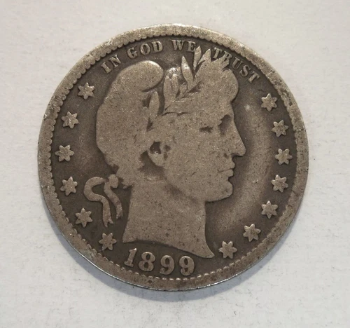 1899-O - Barber Quarter - 25¢ - Silver Coin