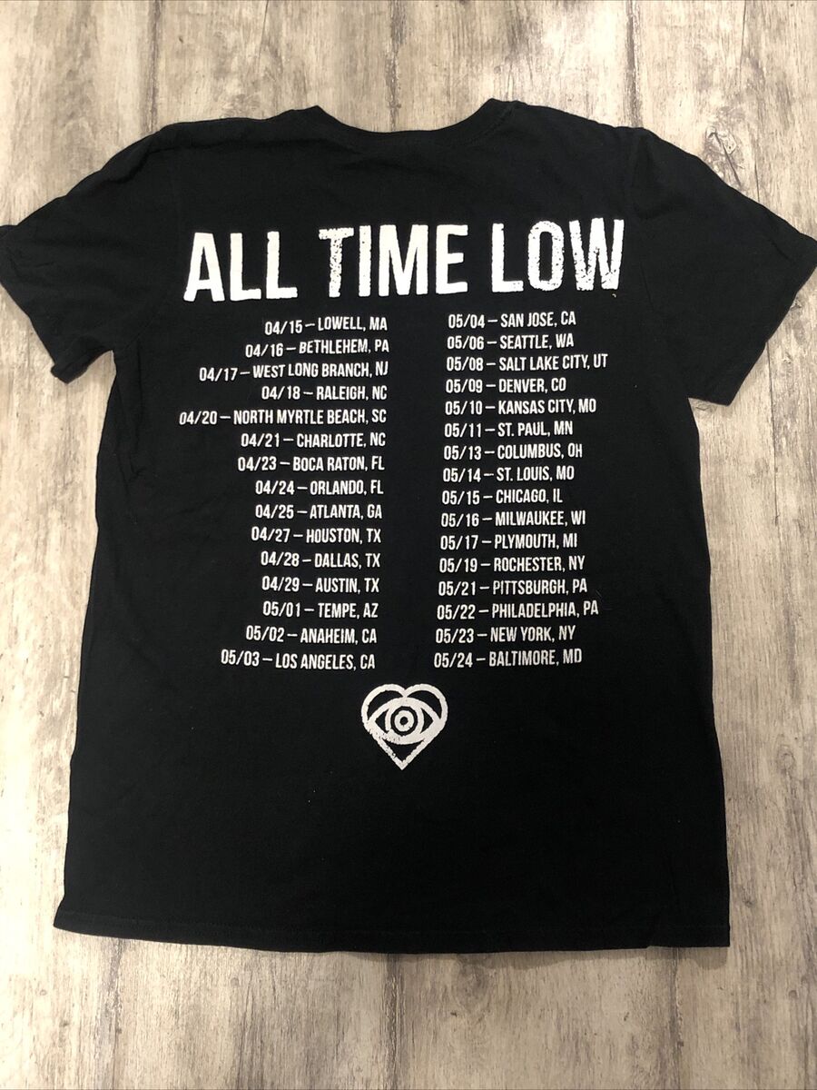All Time Low The Future Hearts Tour T Shirt 2015 Band Size M All Time Low The Future Hearts Tour T Shirt 2015 Band Size M