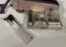 Ulta Beauty 13pcs. Mixed Face Makeup Set With Brushes  Storage Bag New Unopened