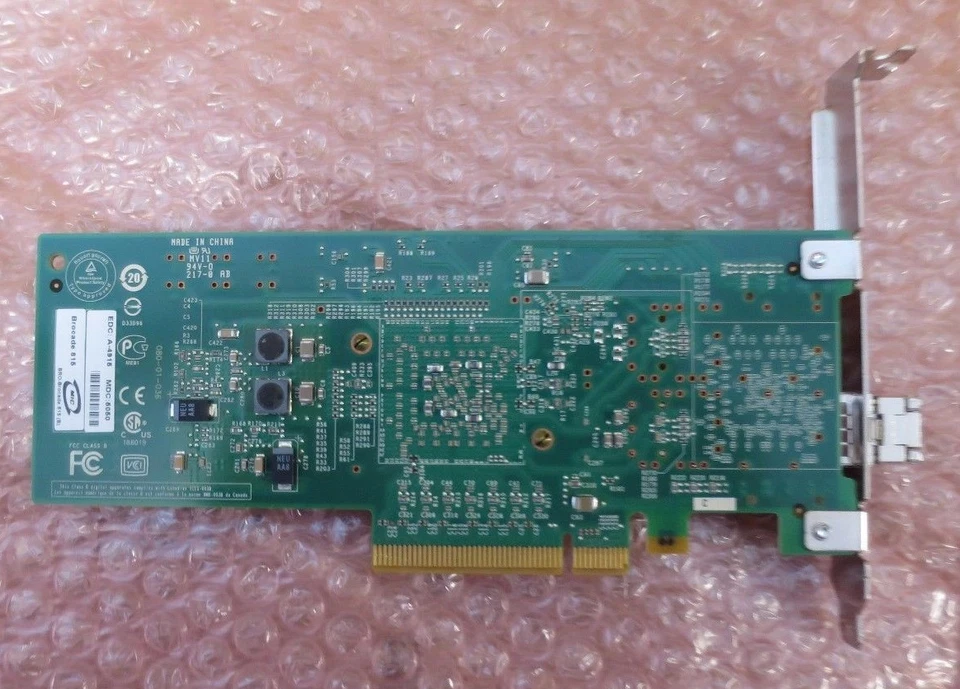 HP Brocade 81B 8Gb PCI-E Single Fibre Channel HBA AP769A 571520-001 AJ718A SFP - Image 4 of 4