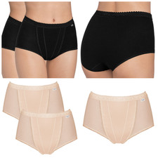 Image of Sloggi Maxi Original Control Briefs Twin 2 Pack 94% Cotton 10037875