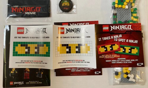 Lego Ninjago Toys R Us Event 4 Kits de Construcción de Máscara Ninja, 4 Máscaras y Extras Promocionales - Imagen 13 de 17