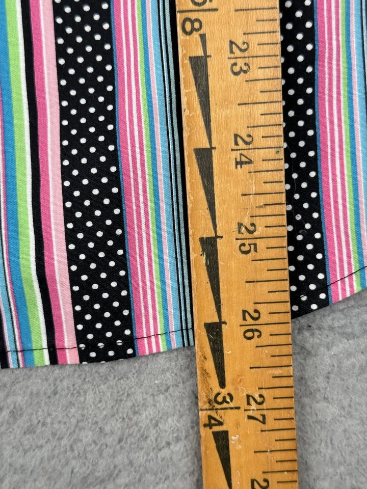 Camisa Orvis para mujer 6 lunares multicolores a rayas manga larga con botones LEER Foto 4 de 4