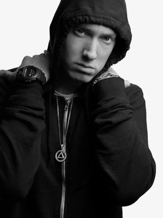 V0363 Eminem Hoodie Hip Hop Rap Music Singer BW Rare Decor WALL POSTER PRINT