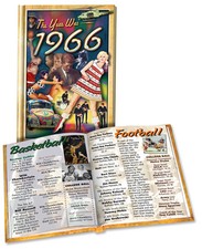 1966 Flickback Mini-Book: Great Birthday Gift or Anniversary Gift