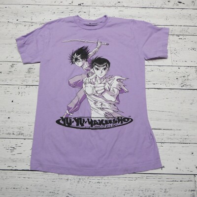 Yu Yu Hakusho Ghost Files Shirt Size S Crunchyroll Anime Graphic Tee Purple