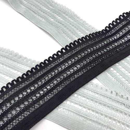5 Yards 3.9cm Wide Elastic Hollow Elastic Band Ribbon Lingerie Bra Straps Sewing