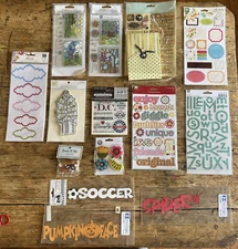 LOT OF 14 Packs Scrapbook Stickers Making Memories Heidi Grace Studio G +++