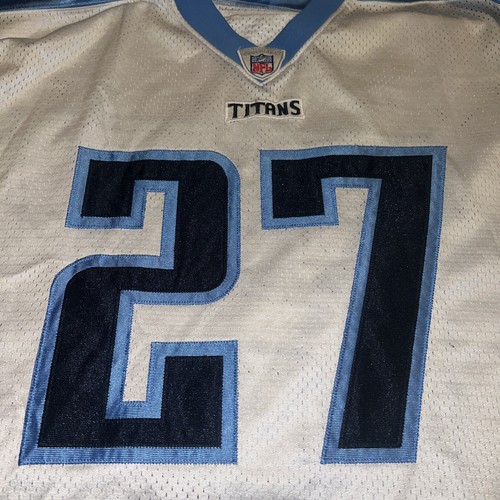 Reebok Eddie George #27 Football Jersey. NFL. White. Men Sz 58 Has Stain - Picture 3 of 10