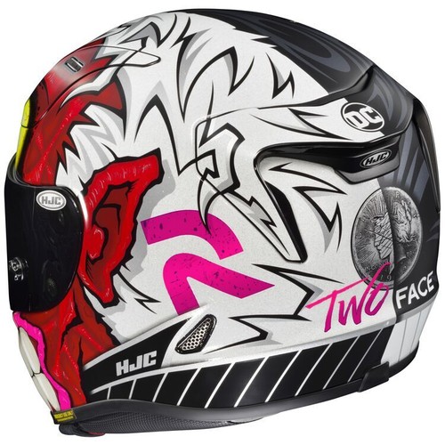 Casco de motocicleta HJC RPHA 11 Pro DOS CARAS negro/rojo/gris TALLA L - Imagen 4 de 4