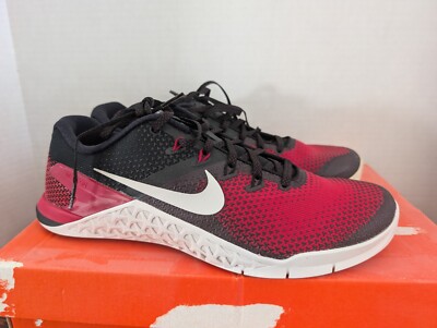 Nike Metcon 4 AH7453-002 Athletic Shoes Men's Sz 11 Red Black