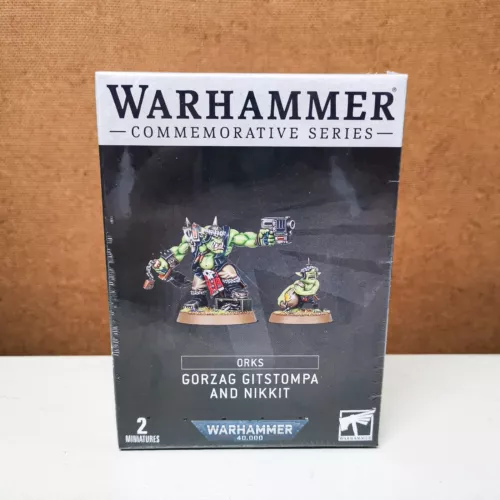 Gorzag Gitstompa and Nikkit Orks Warhammer 40K 2021 Commemorative Series - BNIB