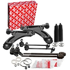 FEBI Querlenker + Axialgelenk Stabi Rep-Satz Vorne für OPEL COMBO TOUR CORSA C