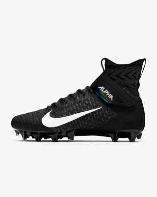 Nike Alpha Menace Elite 2 Black White Football Cleats AO3374-001 Men’s Size 12 Nike Alpha Menace Elite 2 Black White Football Cleats Men main image 3