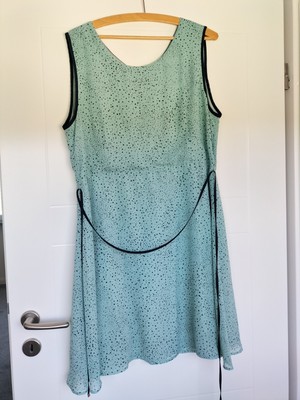 Schickes Sommerkleid von ZERO, Gr. 44 - mint / türkis / blau