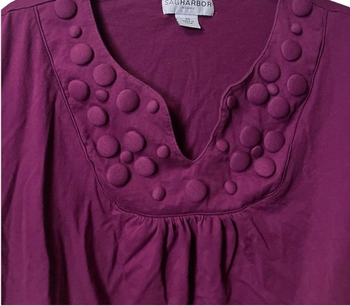 Blusa Sag Harbor ~ Para mujer ~ Top ~ 3X ~ - Imagen 4 de 24