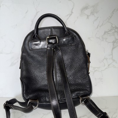 Vintage Dooney & Bourke Black / Brown Pebbled Leather  display picture 2