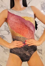 Destira Gymnastics Leotard Adult Large AL Competition Dance Aerialist Costume