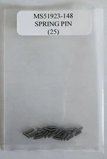 MS51923-148 Spring Pin 1/16 X 1/4" Stainless Steel - Lot of 25