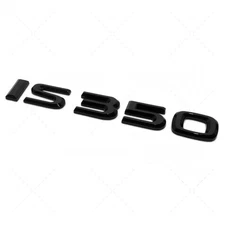 Lexus Trunk Lid Gloss Black IS 350 Letter Logo Badge Decal Emblem Car F-Sport