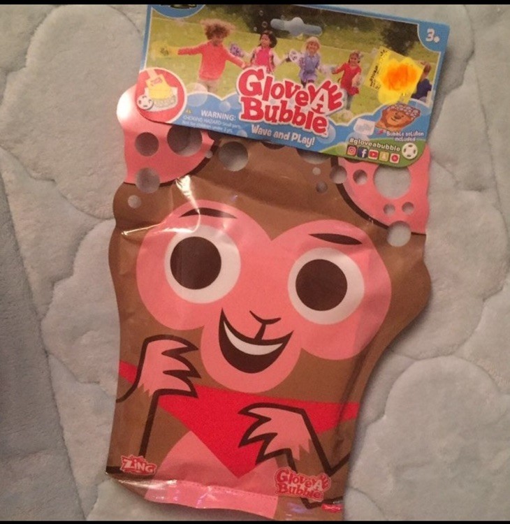 Zing Glove A Bubbles Wave and Play Animal Bubble Wand Maker Kids Toy New Gift