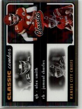 2022 Panini Classics Alex Smith Jamaal Charles Classic Combos #CC-13 Chiefs