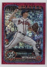 2024 Topps Chrome Magenta Speckle Refractor /350 Allan Winans #249 4at