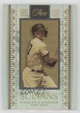 2022 Panini Three and Two Sultans Holo Gold 35/50 Giancarlo Stanton #S-17 x3x